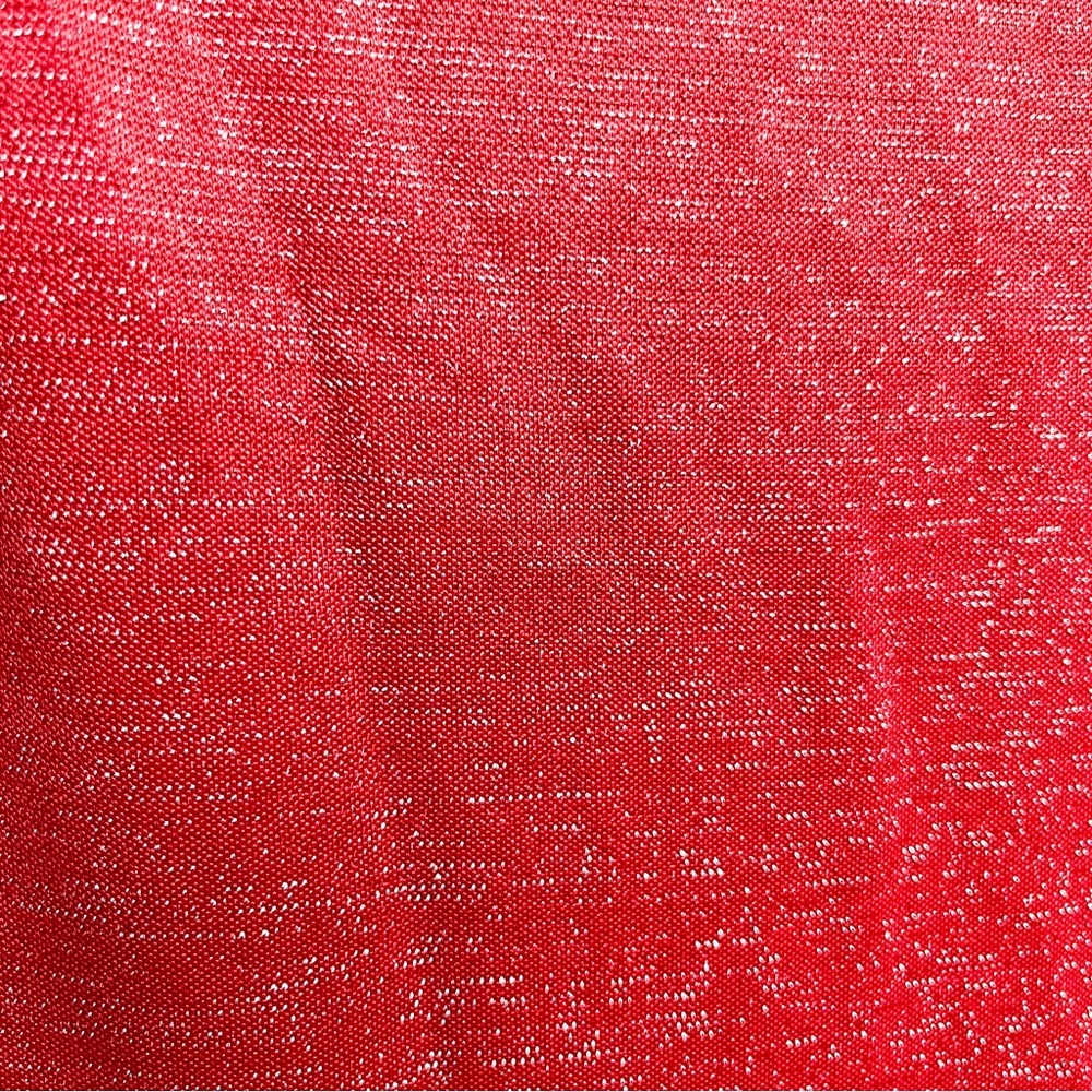 Ricki's Red Metallic Threaded Tank Top Blouse for Holidays - Picture 12 of 12